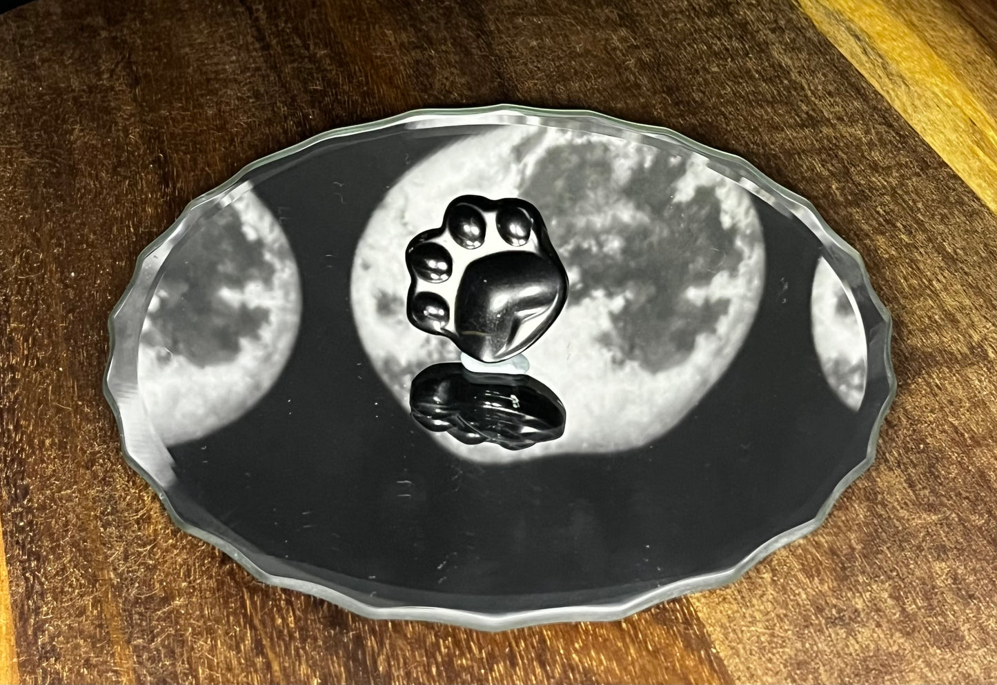 Black Obsidian Paw 30mm