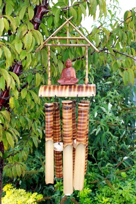 Bamboo 6 Tube Med.Buddha