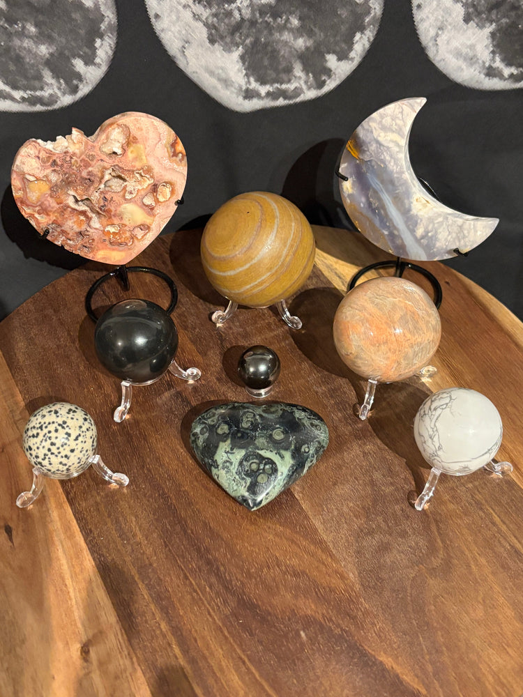 Spheres, Hearts & Moons