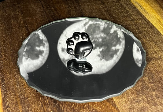 Black Obsidian Paw 30mm