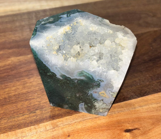 Moss Agate Druzy
