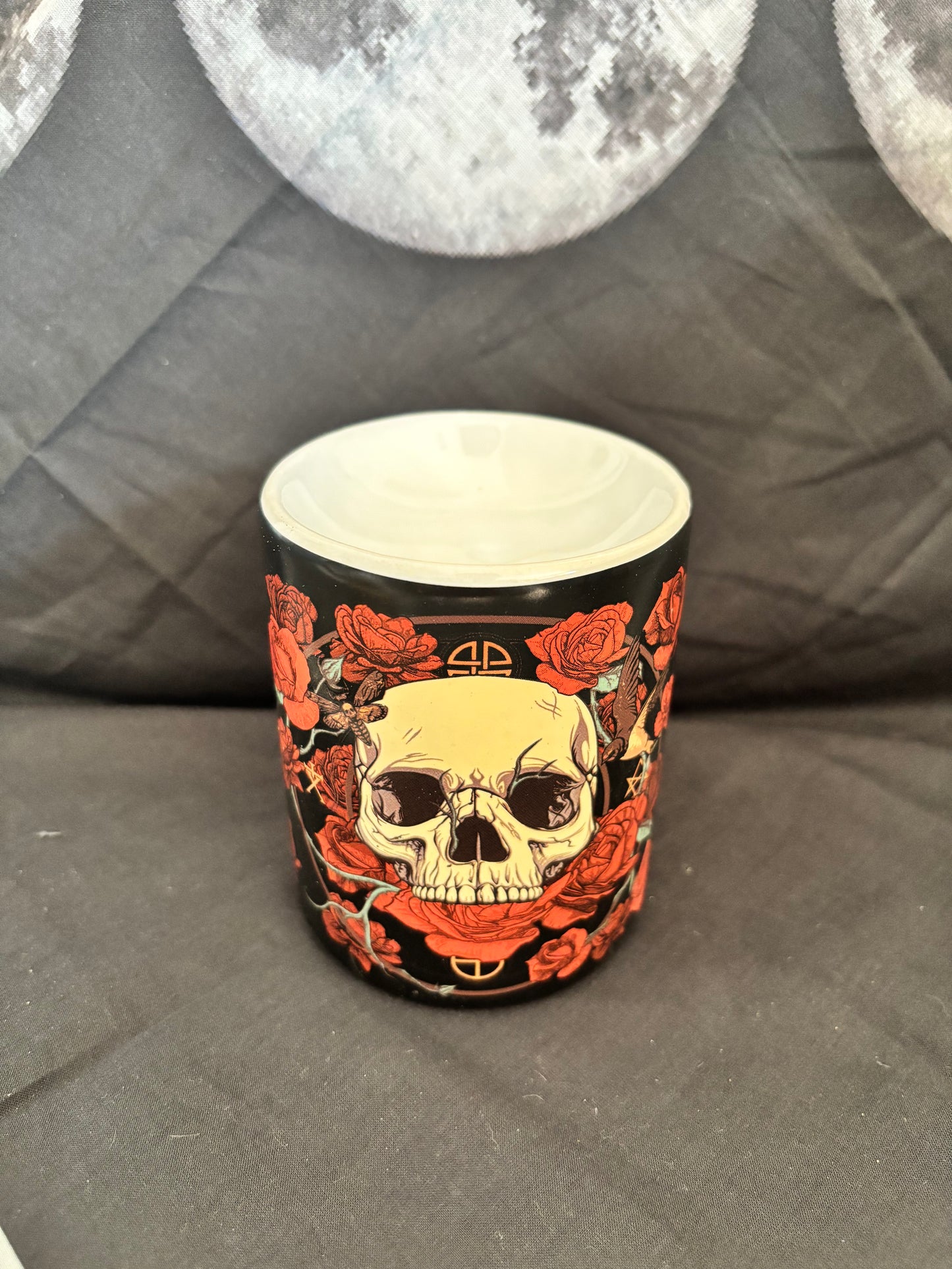 Skull & Roses Oil Burner