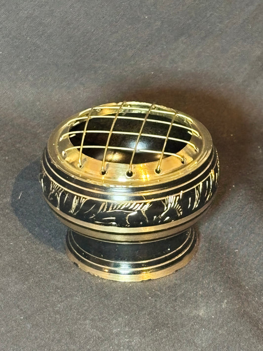 Small Black Brass Bowl