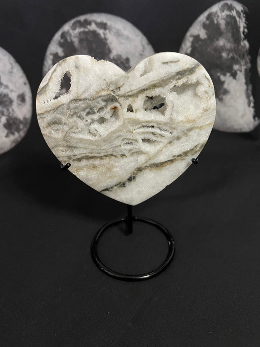 Sphalerite Heart (druzy)