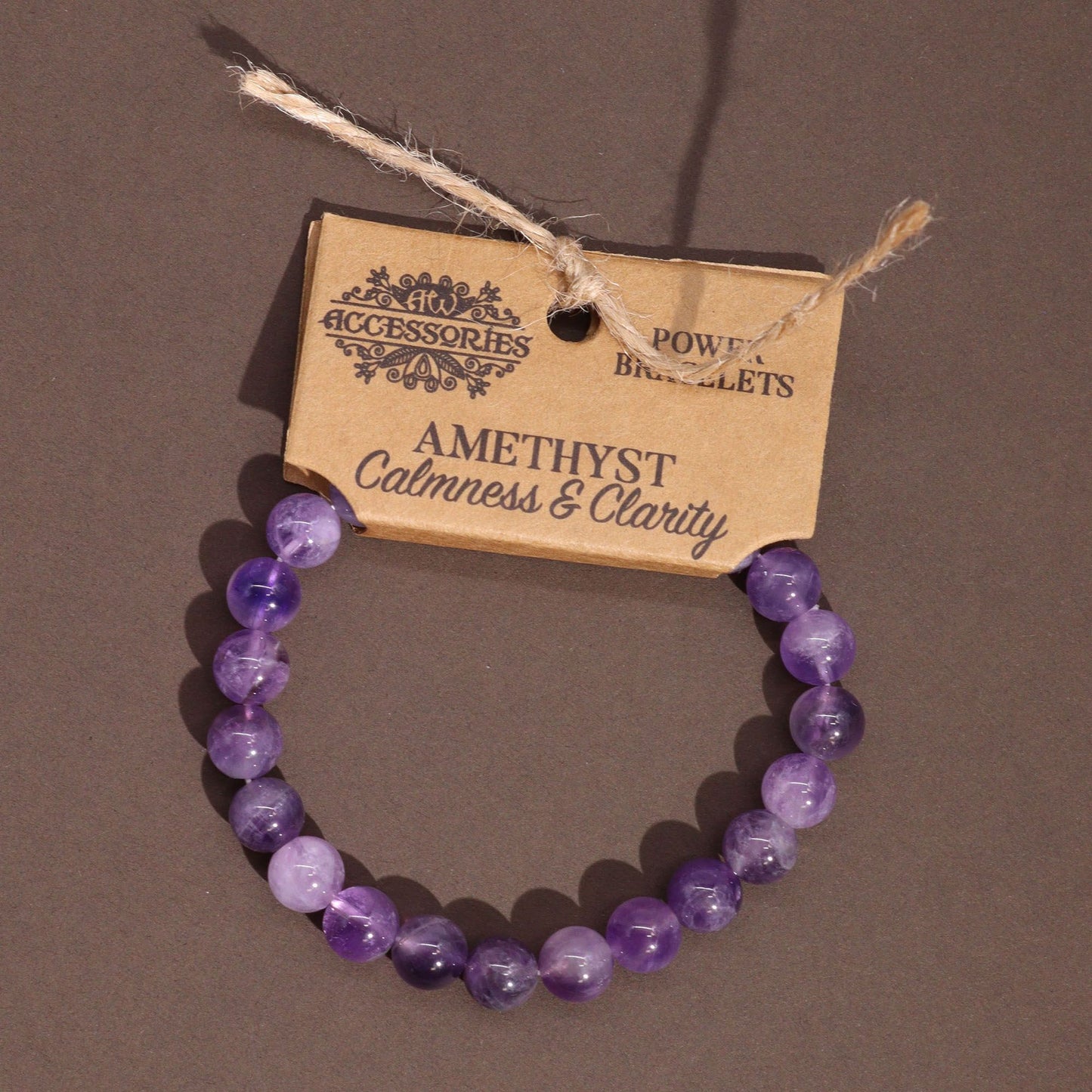 Beaded Bracelet - Amethyst