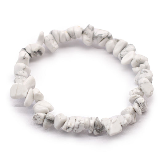 Chipstone Bracelet - Howlite