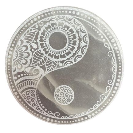Large Charging Plate 18cm -yin yang
