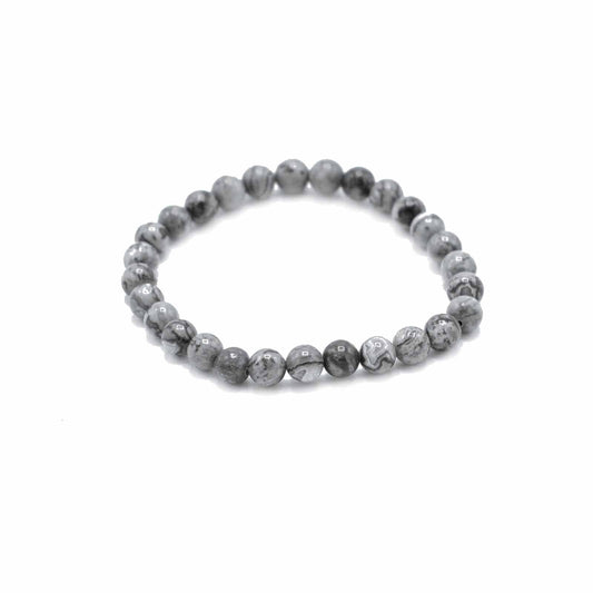 Gemstone Manifestation Bracelet - Map Stone (Picasso Jasper) - Prosperity